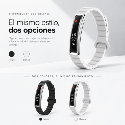 PulseLink Elite - Pulsera Inteligente de Salud y Bienestar